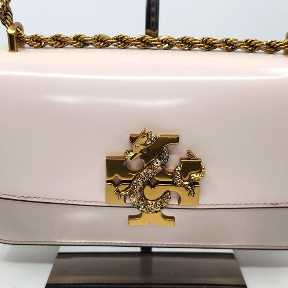 Tory Burch Eleanor Leather Shoulder Bag - Year of the Dragon Collection - Picture 3 of 10